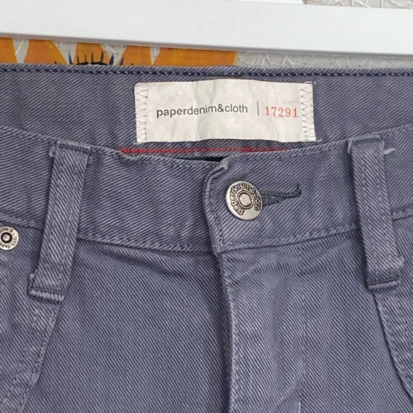 Paper Denim & Cloth Grey EUC Zippered Jeans 25 - Picture 2 of 12